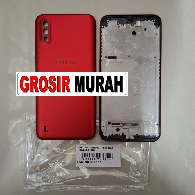 Casing Samsung A015 Red Fullset A01
