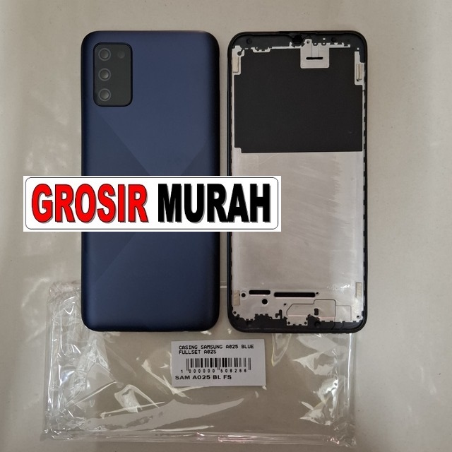 Casing Samsung A025 Blue Fullset (a02s)