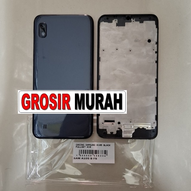 Casing Samsung A105 Black Fullset A10