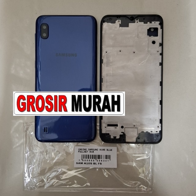 Casing Samsung A105 Blue Fullset A10