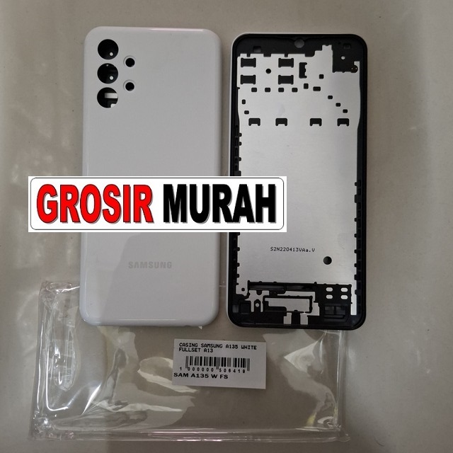 Casing Samsung A135 White Fullset A13