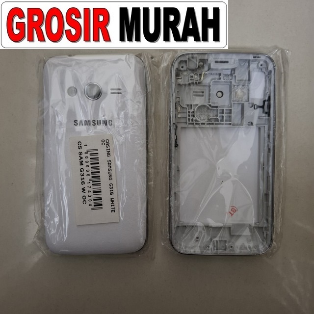 Casing Samsung G316 White Oc