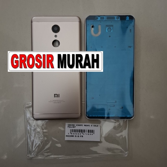 Casing Xiaomi Redmi 5 Gold Fullset
