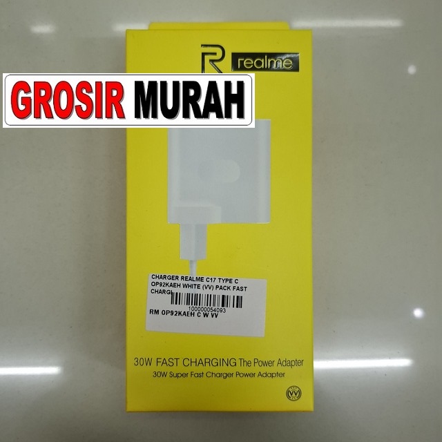 Charger Realme C17 Type C Op92Kaeh White (Vv) Pack Fast Charging