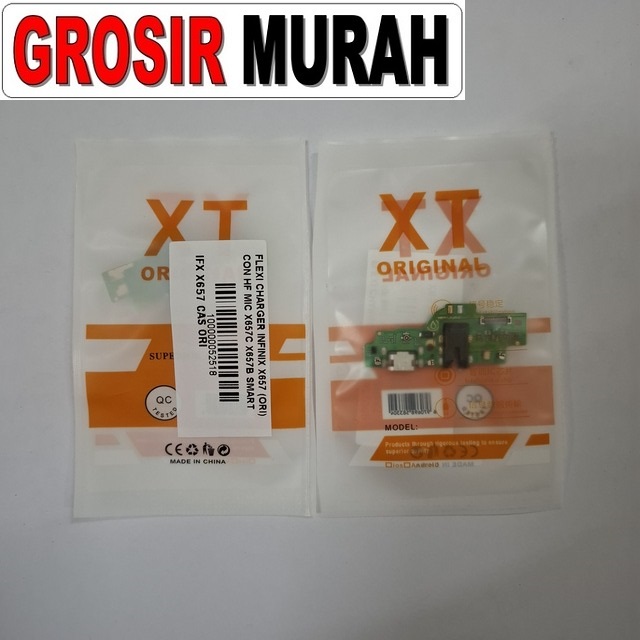 Flexi Charger Infinix X657 (Ori) Con Hf Mic X657C X657B Smart 5 Hot 10 Lite