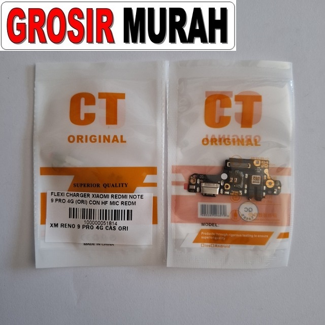 Flexi Charger Xiaomi Redmi Note 9 Pro 4G (Ori) Con Hf Mic Redmi Note 9S