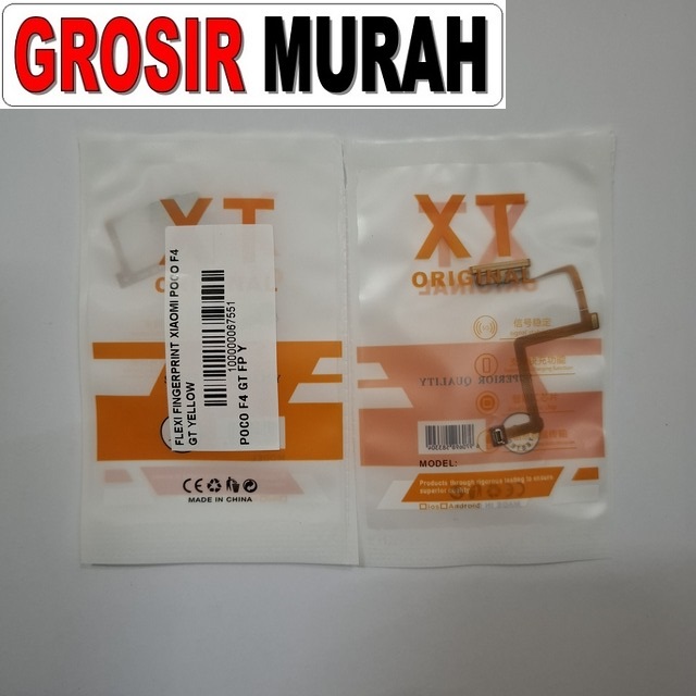 Flexi Fingerprint Xiaomi Poco F4 GT Yellow