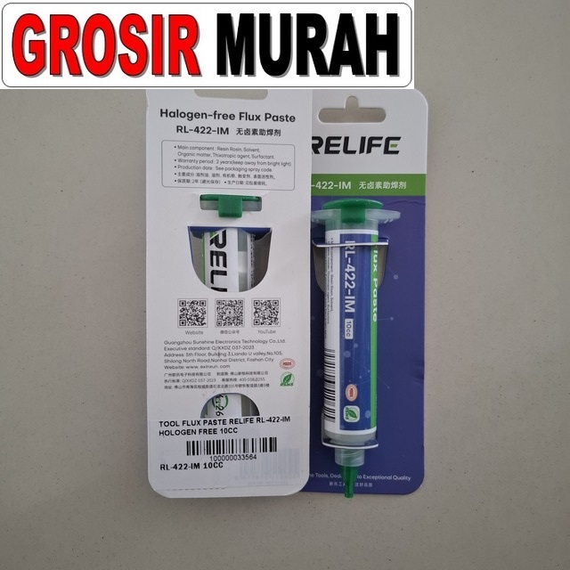 Tool Flux Paste Relife Rl-422-im Hologen Free 10cc