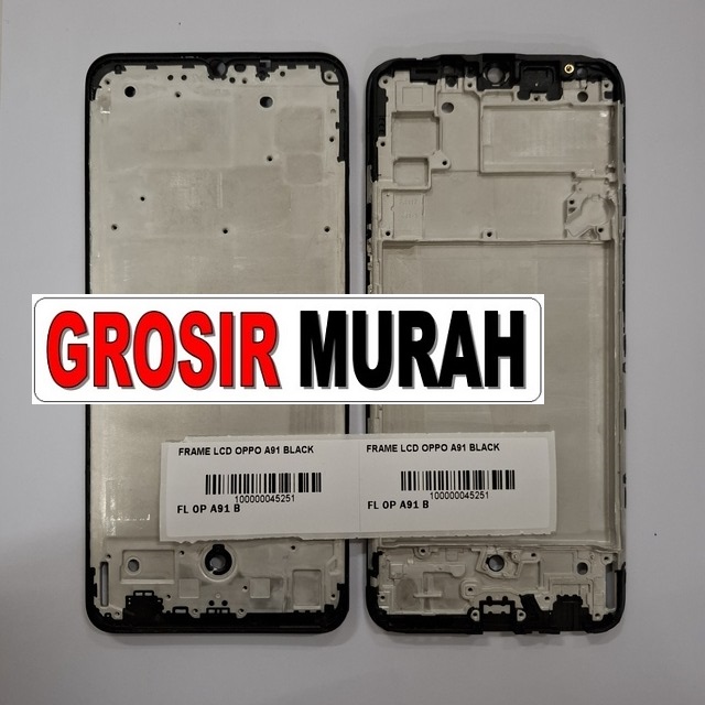 Frame Lcd Oppo A91 Black