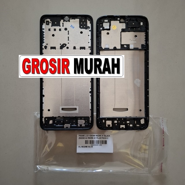 Frame Lcd Xiaomi Redmi A1 Black (redmi A2 Redmi A1 Plus Poco C51)