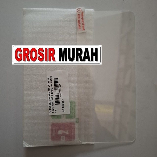 Glass Bening Realme C17 Non Pack (realme 8i Oppo A96 Narzo 50)