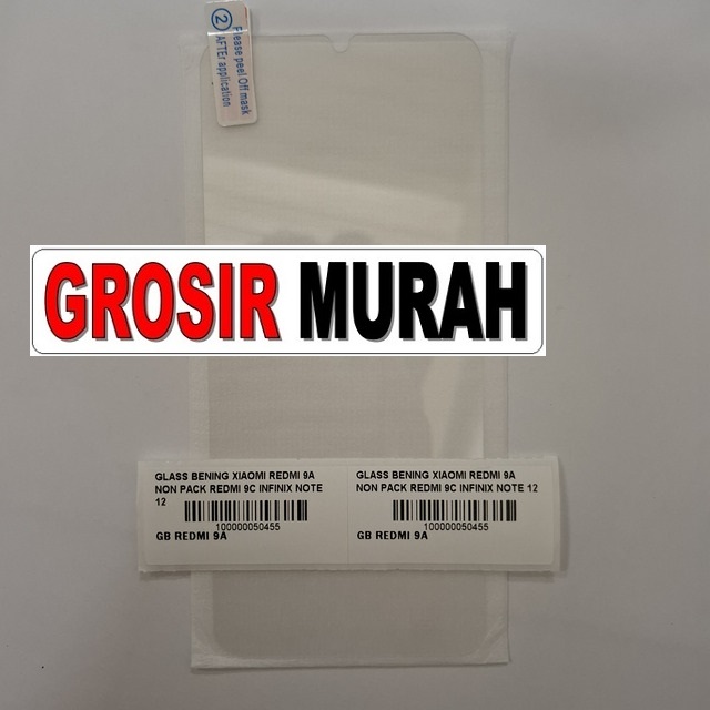 Glass Bening Xiaomi Redmi 9a Non Pack Redmi 9c Infinix Note 12 Hot 11