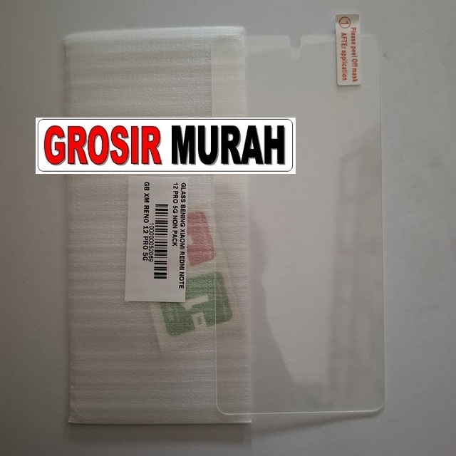 Glass Bening Xiaomi Redmi Note 12 Pro 5g Non Pack
