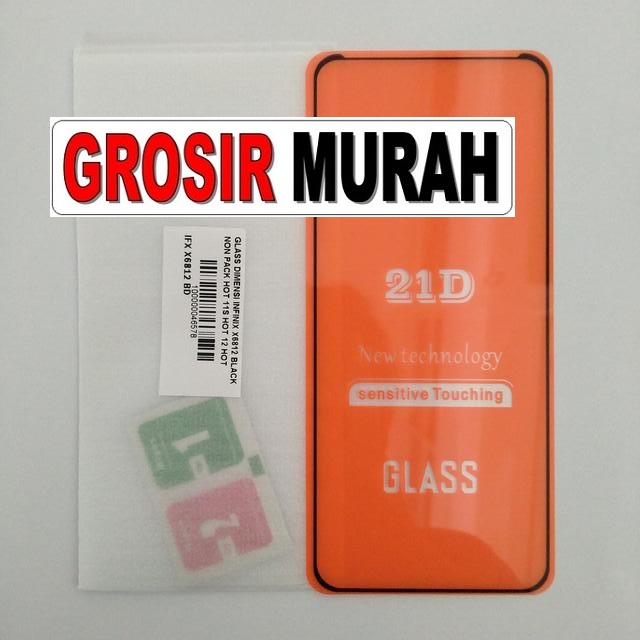 Glass Dimensi Infinix X6812 Black Non Pack Hot 11s Hot 12 Hot 12 Play Hot 30 Redmi 12