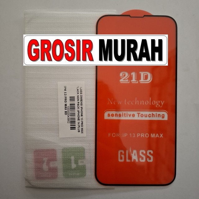 Glass Dimensi Iphone 13 Pro Max Black Non Pack (iphone 14 Plus)
