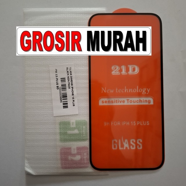 Glass Dimensi Iphone 15 Plus Black Non Pack