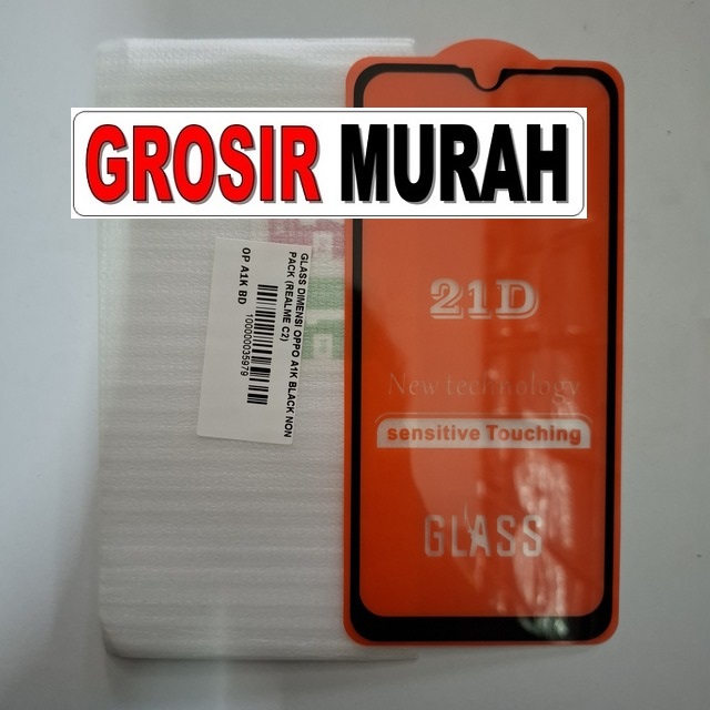 Glass Dimensi Oppo A1k Black Non Pack (realme C2)