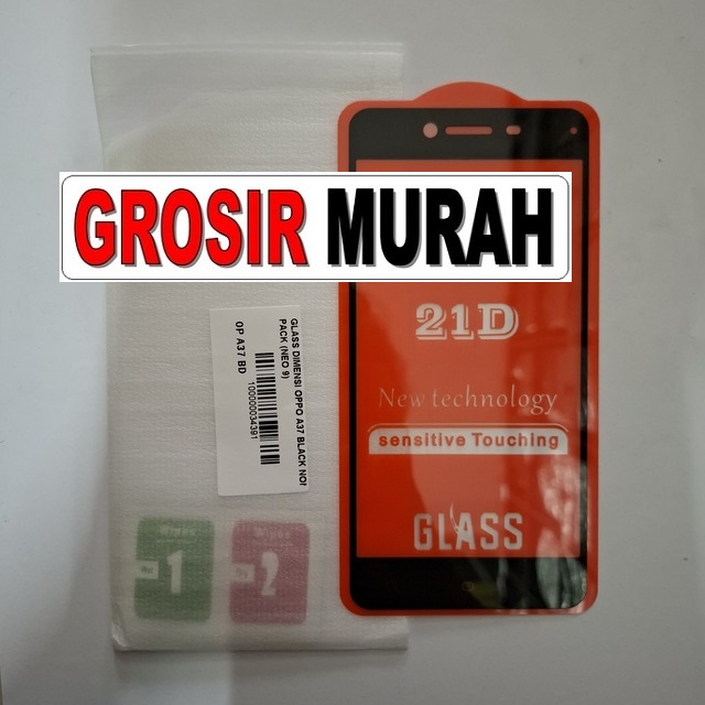 Glass Dimensi Oppo A37 Black Non Pack (neo 9)
