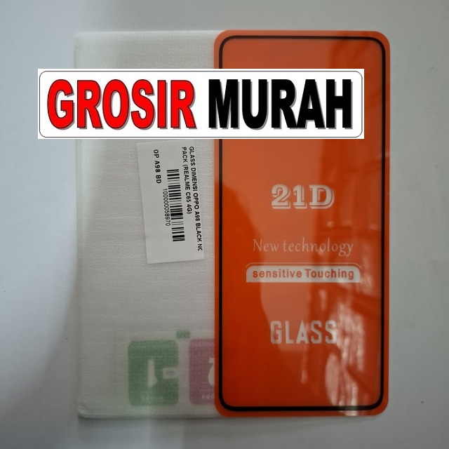 Glass Dimensi Oppo A98 Black Non Pack (realme C65 4g)