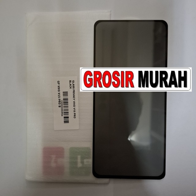 Glass Privacy Vivo V15 Pro Black
