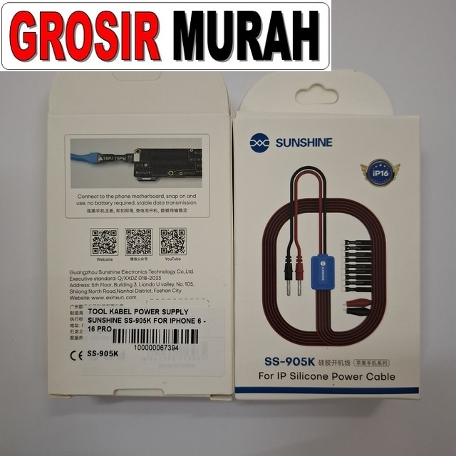 Tool Kabel Power Supply Sunshine Ss-905k For Iphone 6 - 16 Pro Max