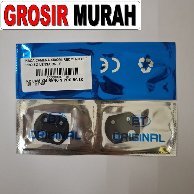 Kaca Camera Xiaomi Redmi Note 9 Pro 5g Lensa Only