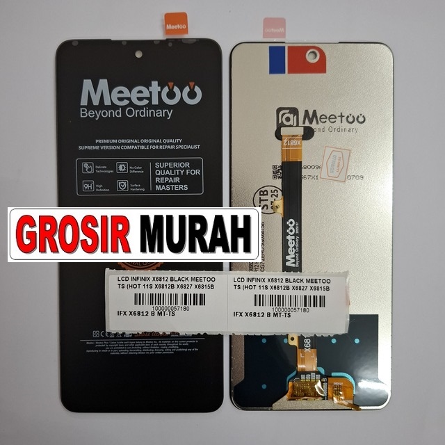 Lcd Infinix X6812 Black Meetoo Ts (hot 11s X6812b X6827 X6815b Hot 20s Zero 5g Spark 8 Pro