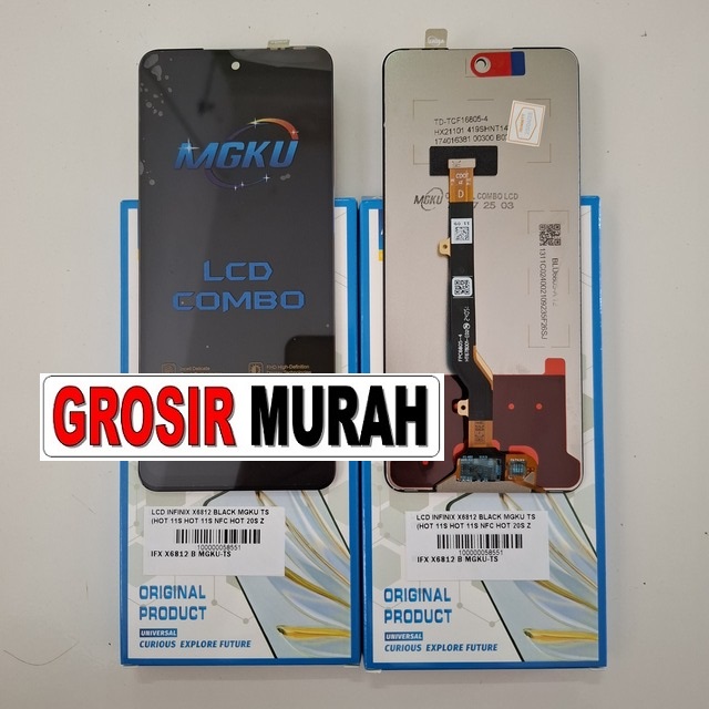 Lcd Infinix X6812 Black Mgku Ts (hot 11s Hot 11s Nfc Hot 20s Zero 5g 2023 X6812b X6827 X6815b