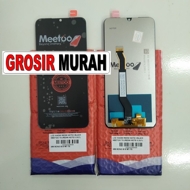 Lcd Xiaomi Redmi Note 8 Black Meetoo Ts (redmi Note 8 2021)