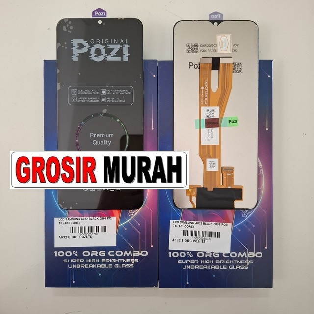 Lcd Samsung A032 Black Org Pozi Ts (a03 Core)