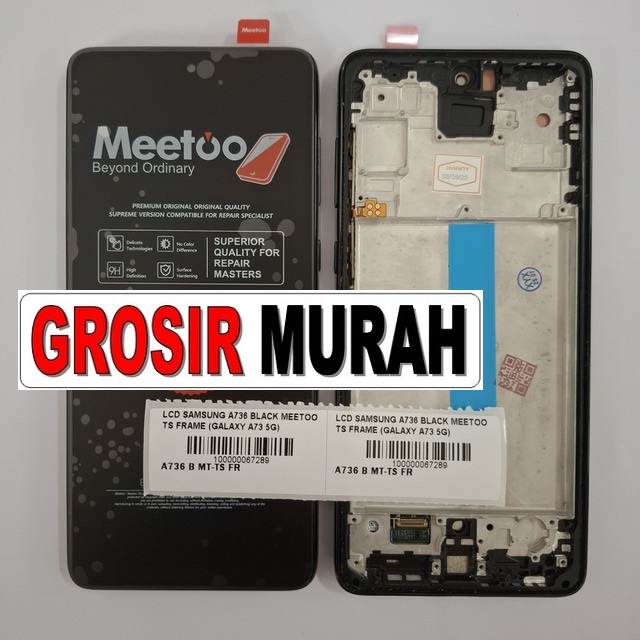 Lcd Samsung A736 Black Meetoo Ts Frame (galaxy A73 5g)