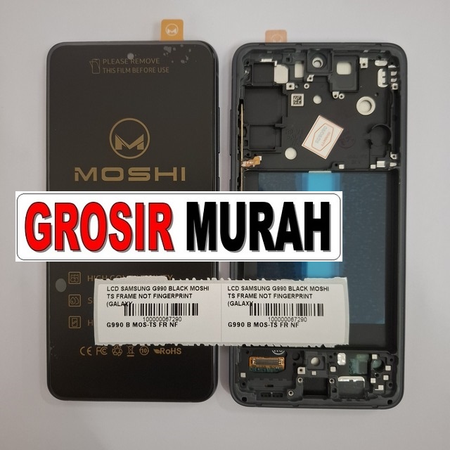 Lcd Samsung G990 Black Moshi Ts Frame Not Fingerprint (galaxy S21 Fe 5g)