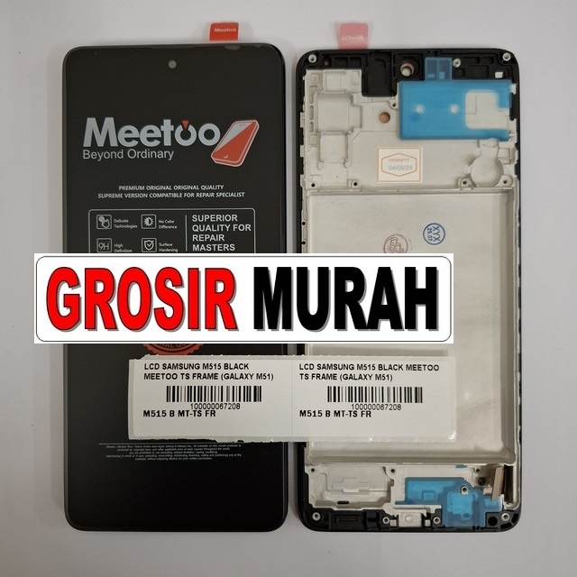Lcd Samsung M515 Black Meetoo Ts Frame (Galaxy M51)