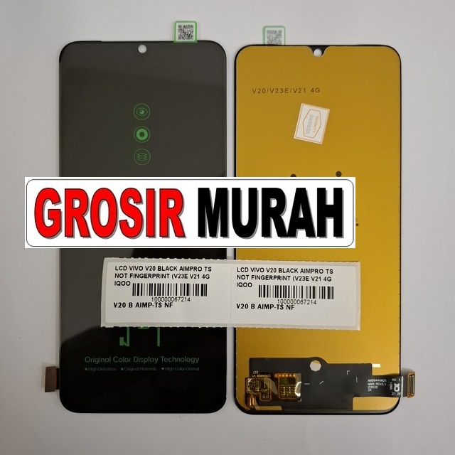 LCD Vivo V20 Aimpro TS Not Fingerprint Kompatibel V23E V21 4G Iqoo Z6