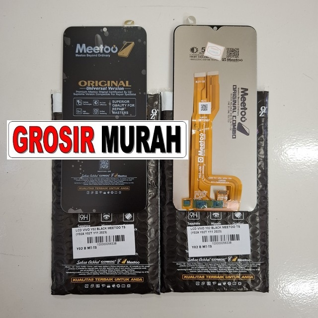 Lcd Vivo Y02 Black Meetoo Ts (y02a Y02t Y11 2023)