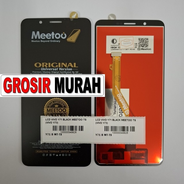 LCD Vivo Y71 Black Meetoo Vivo Y73