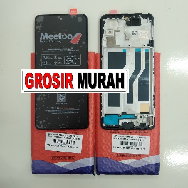 Lcd Xiaomi Redmi Note 10 Pro 4g Black Meetoo Ts Frame (note 11 Pro 4g 5g Note 12 Pro 4g X4 Pro 5g