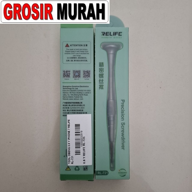 Tool Obeng 0.6 Y Iphone 7 Relife Rl-721