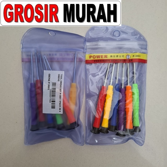 Tool Obeng Set P-3001 1pack Isi 6 Obeng