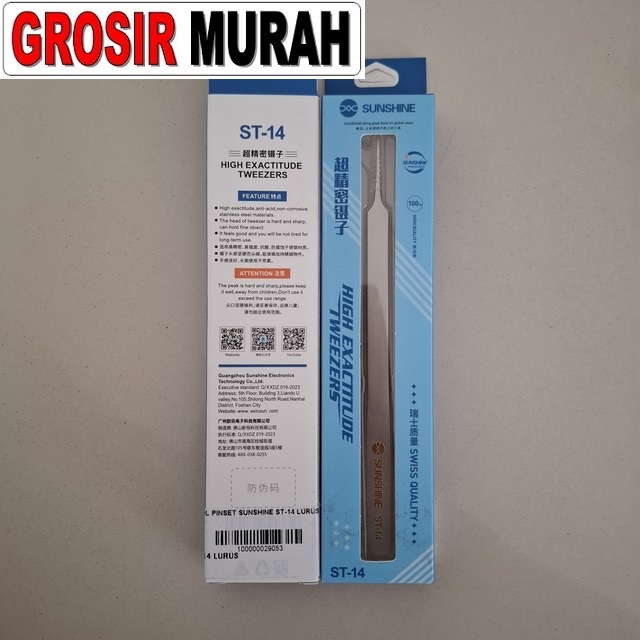 Tool Pinset Sunshine St-14 Lurus