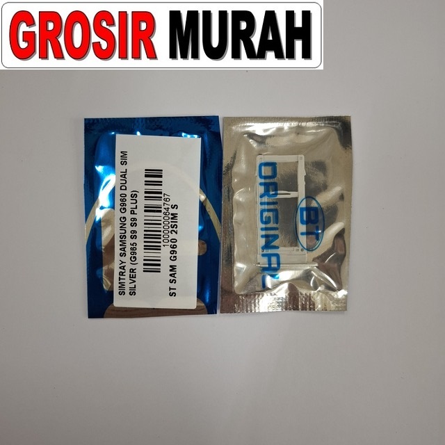 Simtray Samsung G960 Dual Sim Silver G965 Galaxy S9 S9 Plus