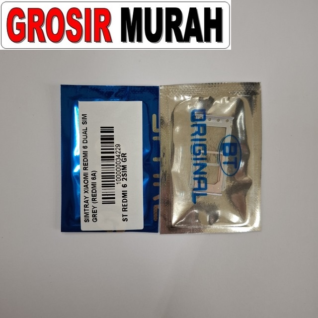 Simtray Xiaomi Redmi 6 Dual Sim Grey (redmi 6a)