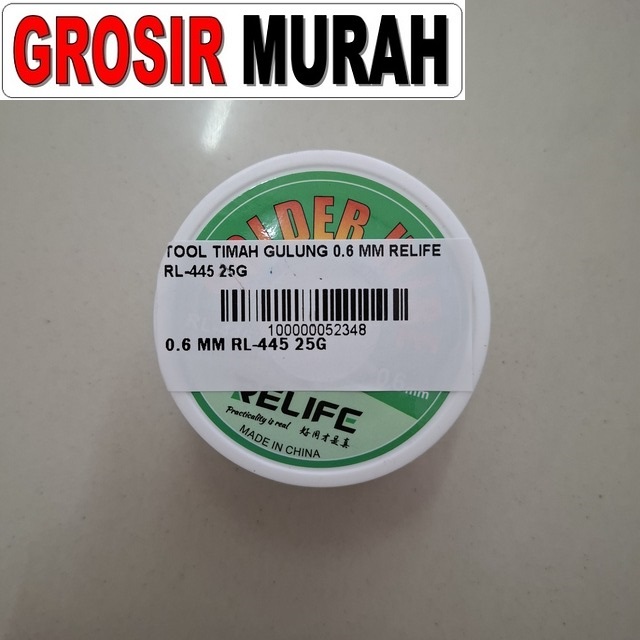 Tool Timah Gulung 0.6 Mm Relife Rl-445 25g