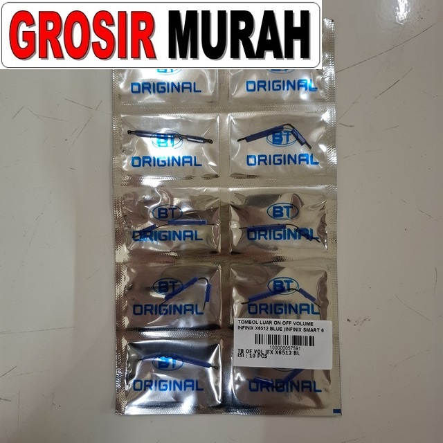 Tombol Luar On Off Volume Infinix X6512 Blue