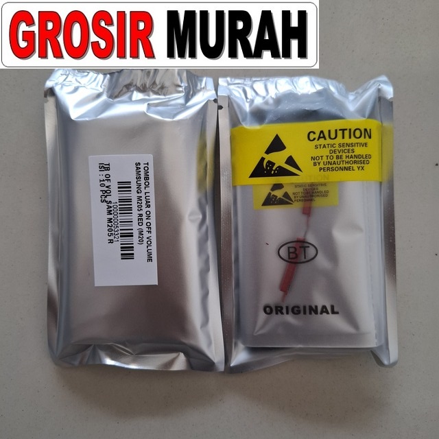 Tombol Luar On Off Volume Samsung M205 Red (m20)