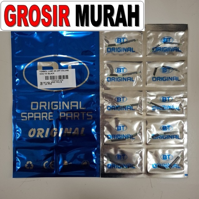 Tombol Luar On Off Volume Vivo Y01 Black