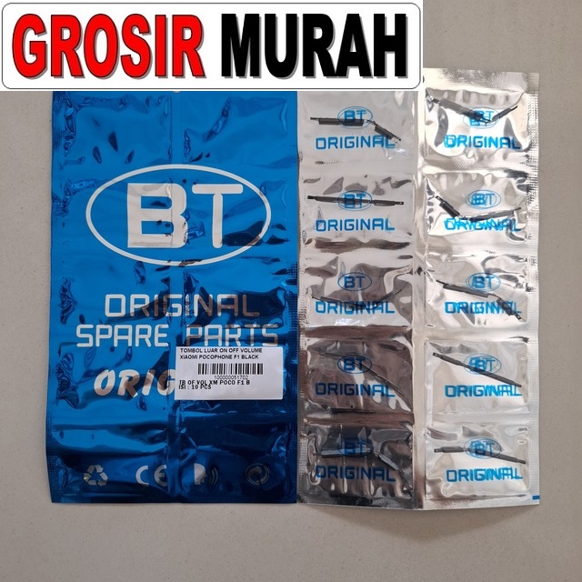Tombol Luar On Off Volume Xiaomi Pocophone F1 Black