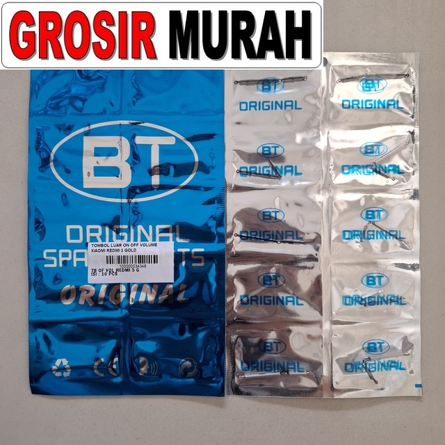 Tombol Luar On Off Volume Xiaomi Redmi 5 Gold
