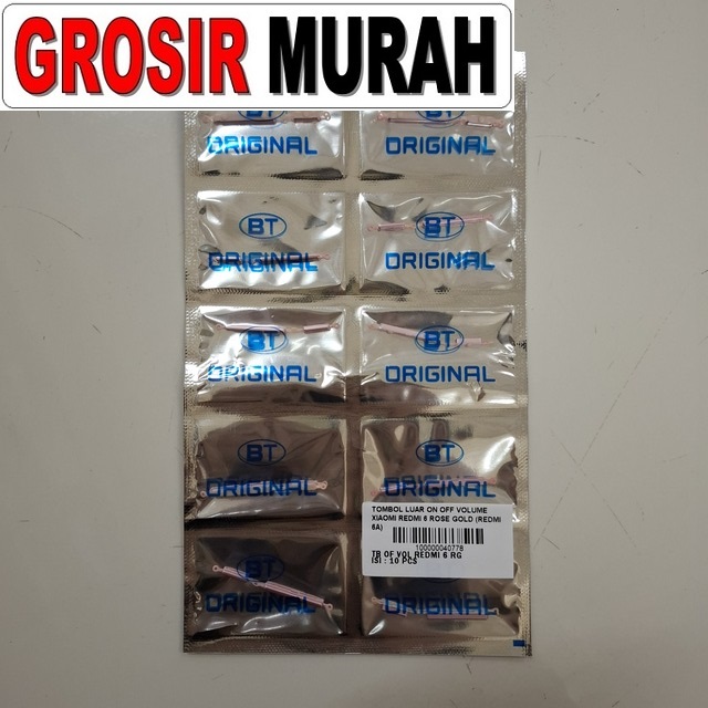 Tombol Luar On Off Volume Xiaomi Redmi 6 Redmi 6A Rose Gold
