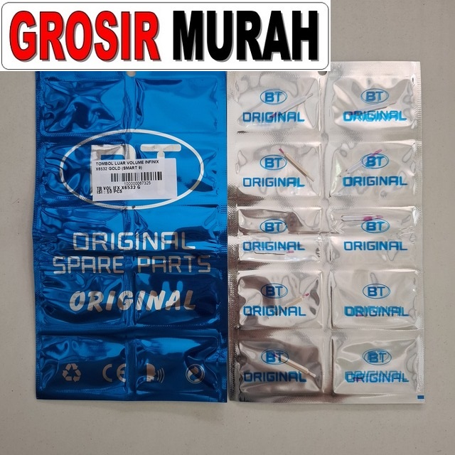 Tombol Luar Volume Infinix X6532 Gold (Smart 9)